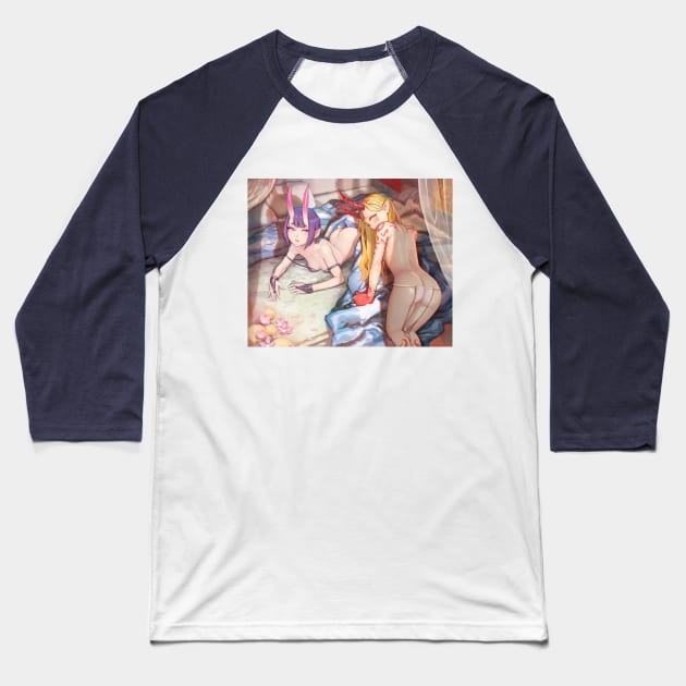 FGO series 3 - shuten douji and  ibarak Baseball T-Shirt by yugenNovel